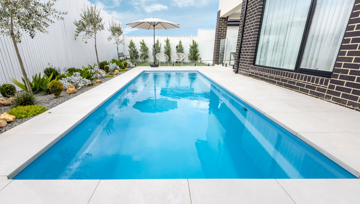 Billabong Slimline fibreglass pool Melbourne