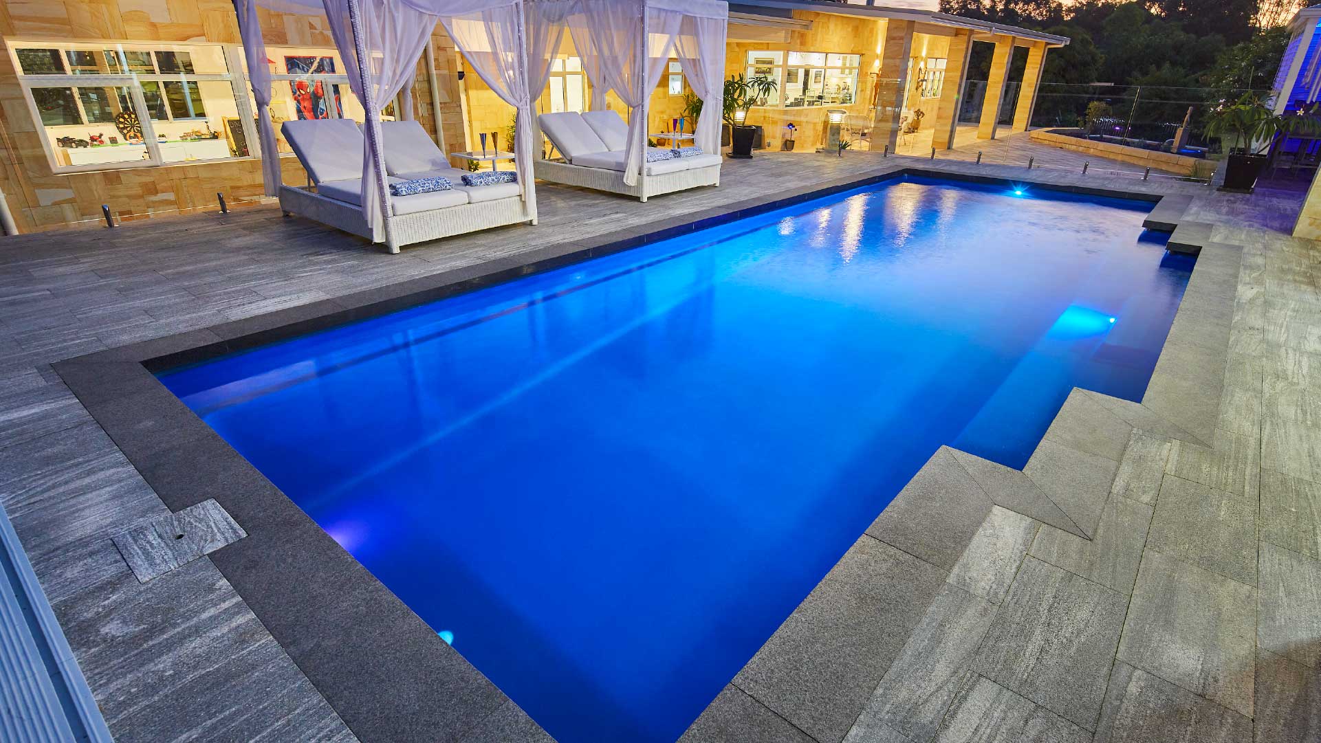 Custom concrete pool Melbourne by Sienna Pools